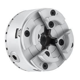 VEVOR KP96 Lathe Chuck, 4-Jaw 3.75" Diameter, Metal Lathe Chuck Turning Machine Accessories, Self-centering Tool, for Lathe, Precision Machining