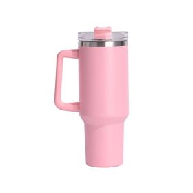 Vacuum Mug 40oz Insulated Mug with Lid & Straw (Type: Insulated Mug, Color: Pink)